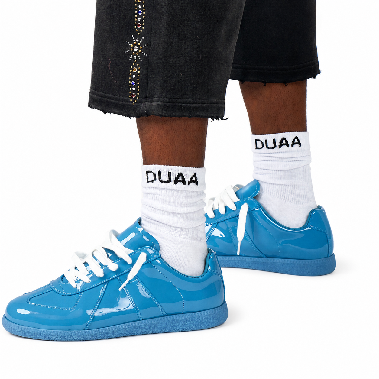 Men's Duaa Sapphire Blue Shoe sapphireshoe-blue