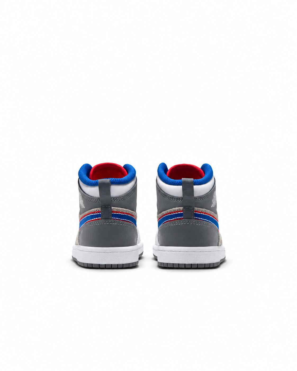 Little Kid's Jordan 1 Mid SE Hare Light Smoke Grey/University Red/Cool Grey/Varsity Royal IZ4721-001