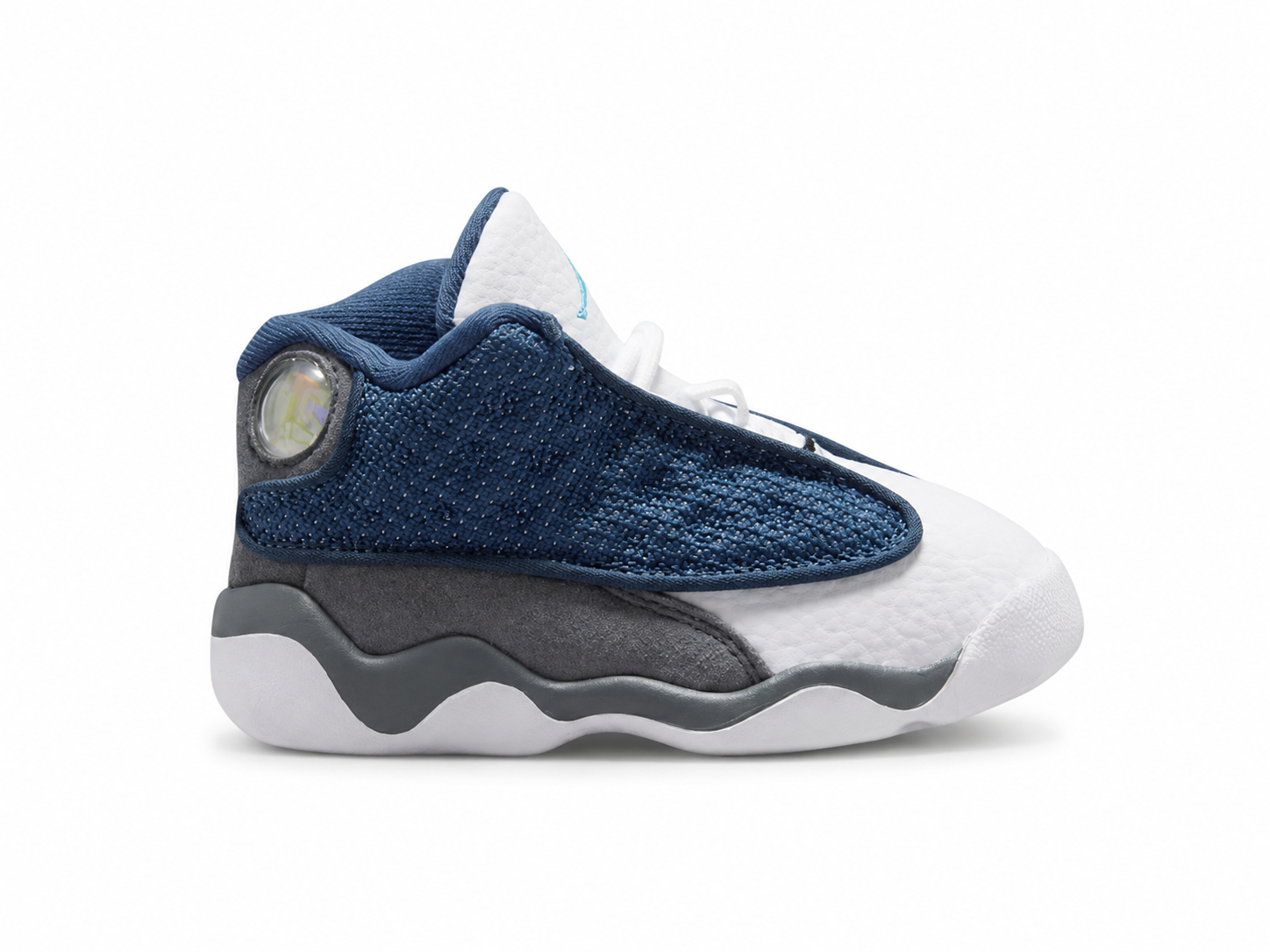 Toddler Air Jordan 13 Retro Flint Navy/University Blue-Flint Grey-White DJ3004-400
