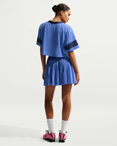 Women's Nike Sportswear Women's Pleated Skirt - Light Medium Blue/Sail 5
