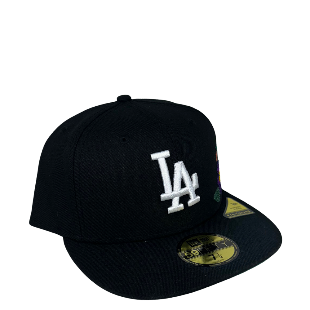 New Era LA Dodgers Tonal Floral 59FIFTY Fitted Cap 1