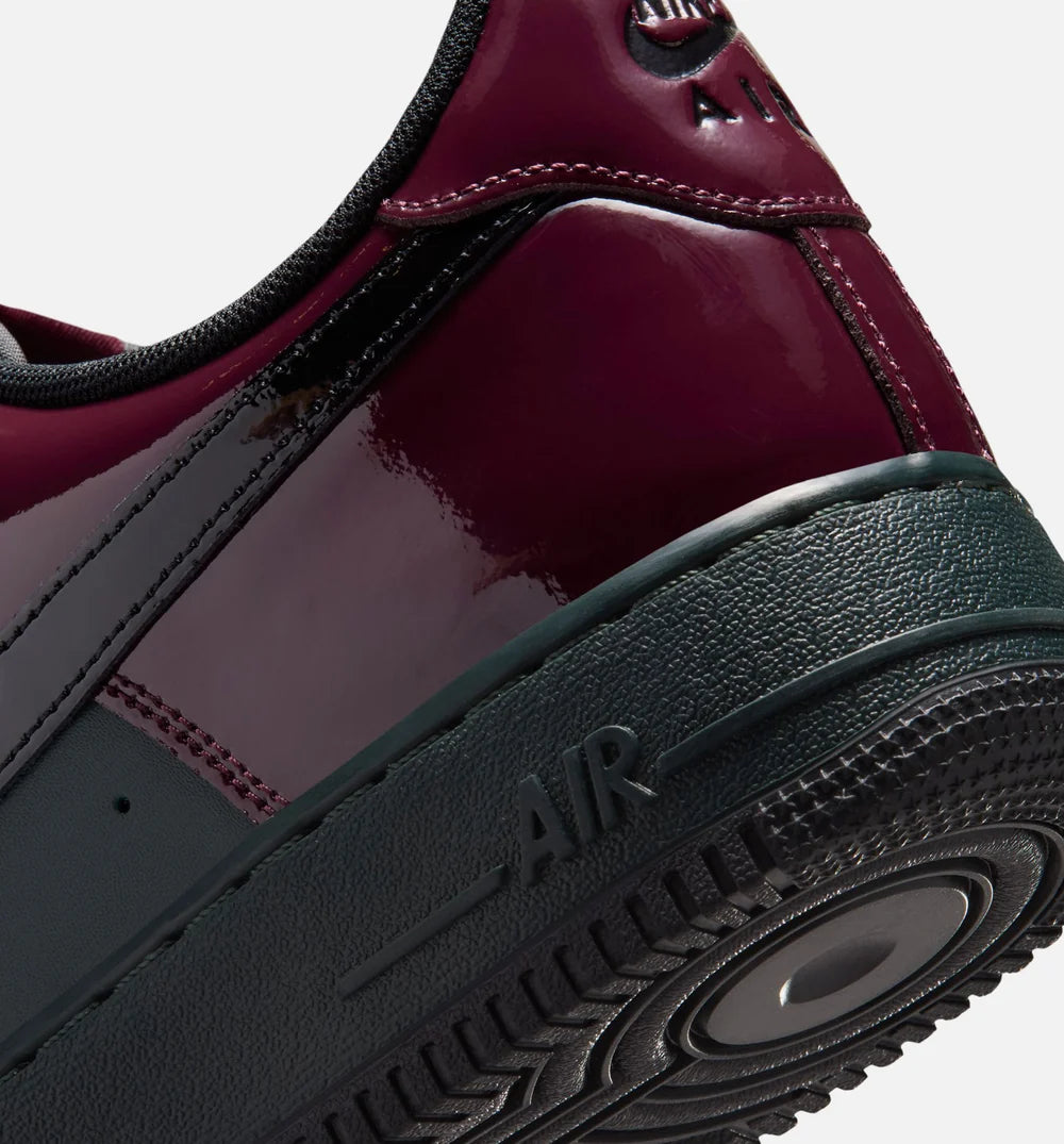 Nike Air Force 1`07 LV8 "Patent Burgundy Crush" Men's Sneakers