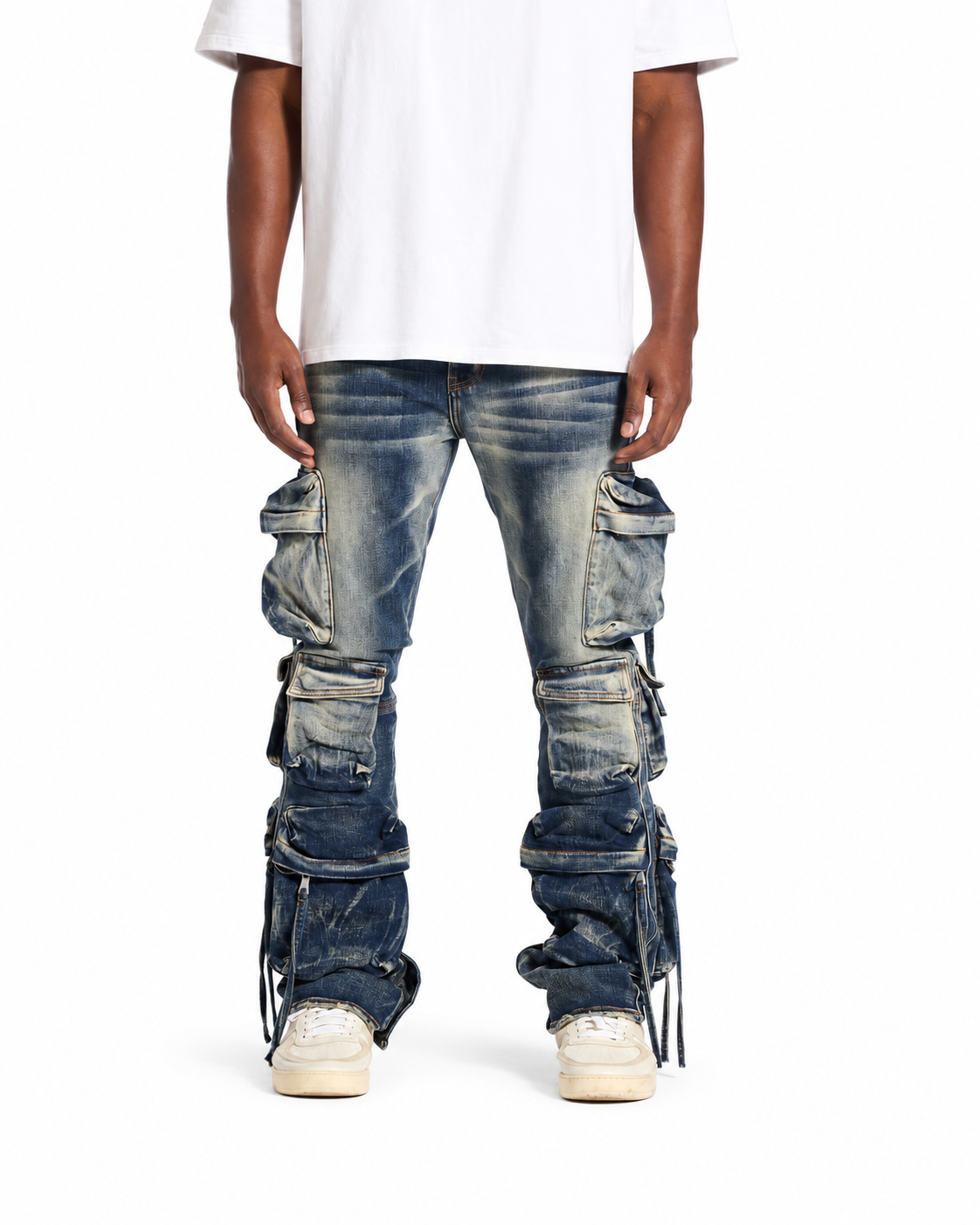 Men's Embellish Hawk Cargo Pant Dark Blue emb-fa26-19-wsind
