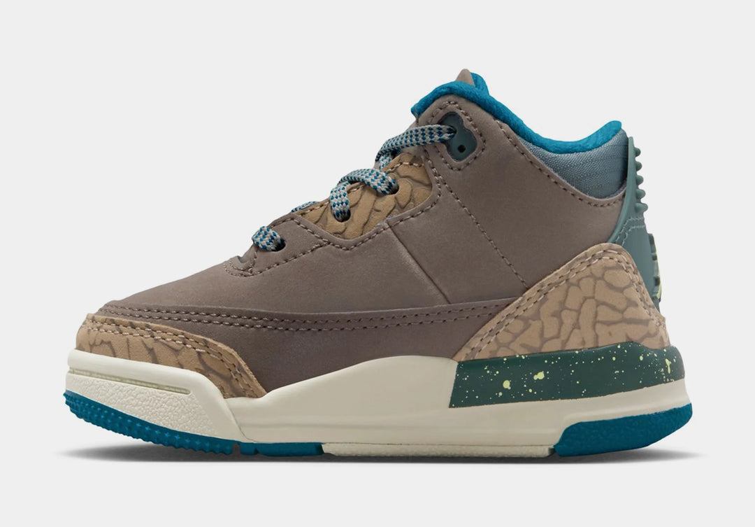 Toddler Air Jordan 3 Retro - Olive Grey &amp; Khaki