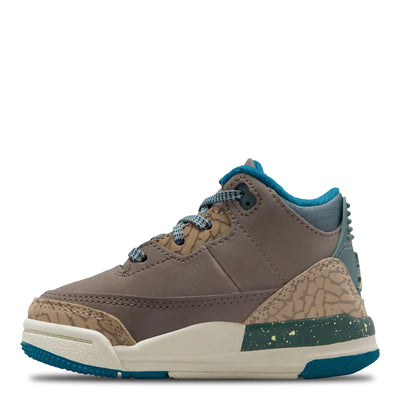 Air Jordan 3 Retro - Olive Grey - Toddler Sneakers