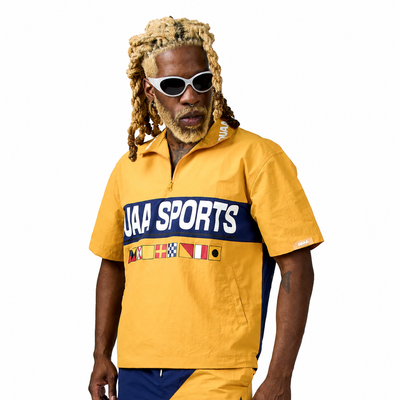 Men's Duaa Yacht Collar Shirt Yellow yachtcollartee-yell