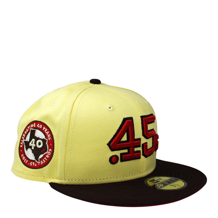 New Era 5950 Houston Colt 45s Soft Yellow Fitted Hat