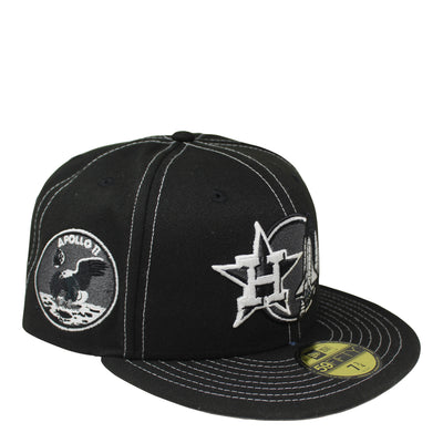 New Era 5950 Houston Astros Aplollo 11 Glow In the Dark Fitted Hat 1