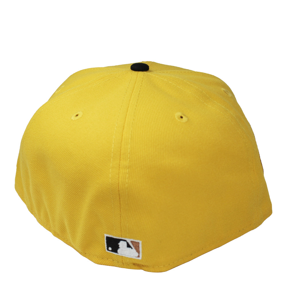New Era 5950 Pittsburgh Pirates A Gold Fitted Hat 4