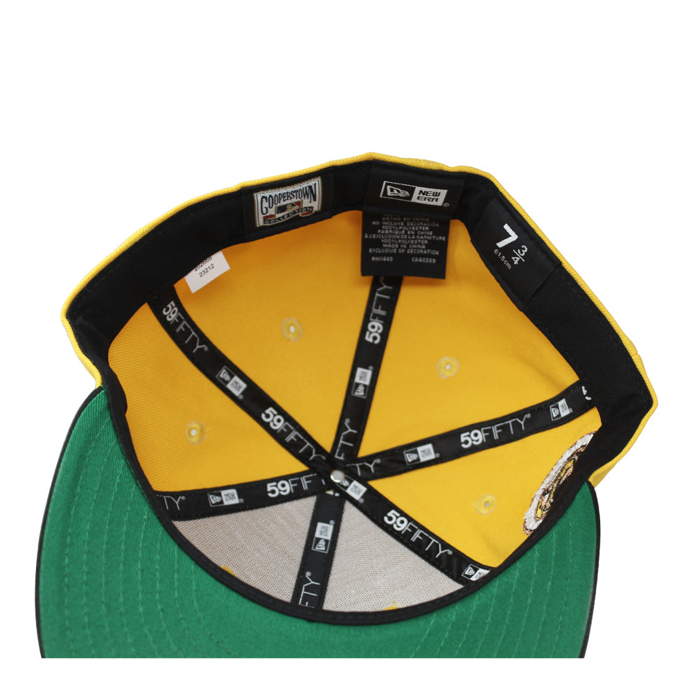 New Era 5950 Pittsburgh Pirates A Gold Fitted Hat 5