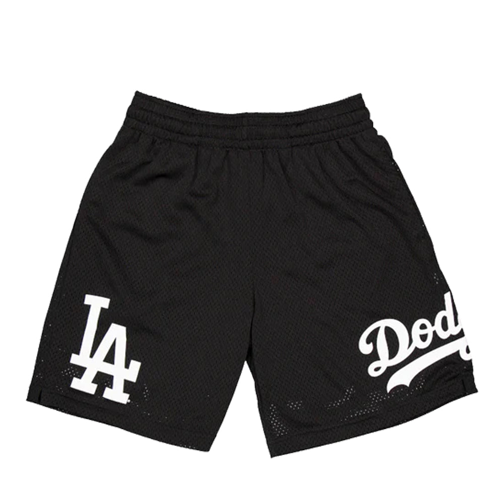 New Era Men's Los Angeles Dodgers Core Black Mesh Shorts
