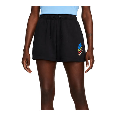Women's Nike Sportswear Mid-Rise Shorts Black DN2220-010