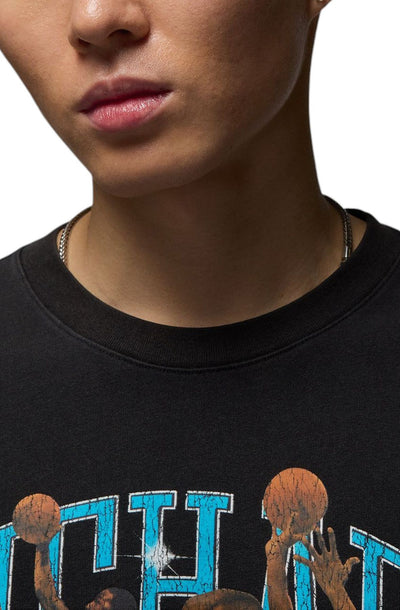 Men's Jordan Flight Essentials Graphic T-Shirt Black HQ8940-010