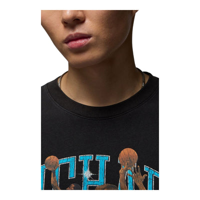 Men's Jordan Flight Essentials Graphic T-Shirt Black HQ8940-010