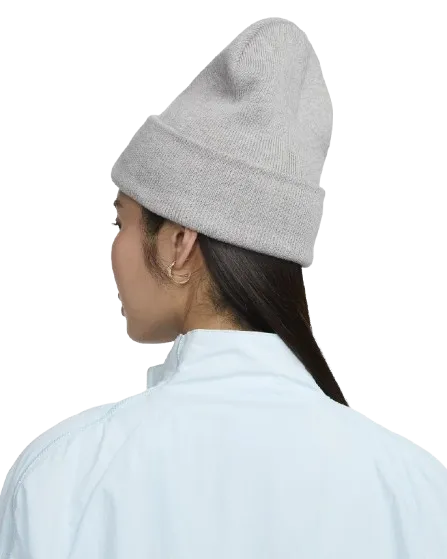 Unisex Nike Peak Futura Beanie Hat - Dark Grey Heather &amp; White 4