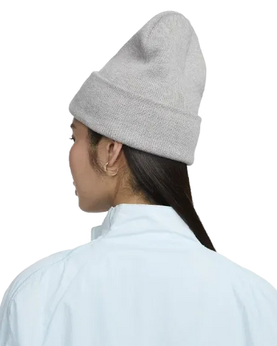 Unisex Nike Peak Futura Beanie Hat - Dark Grey Heather & White 4