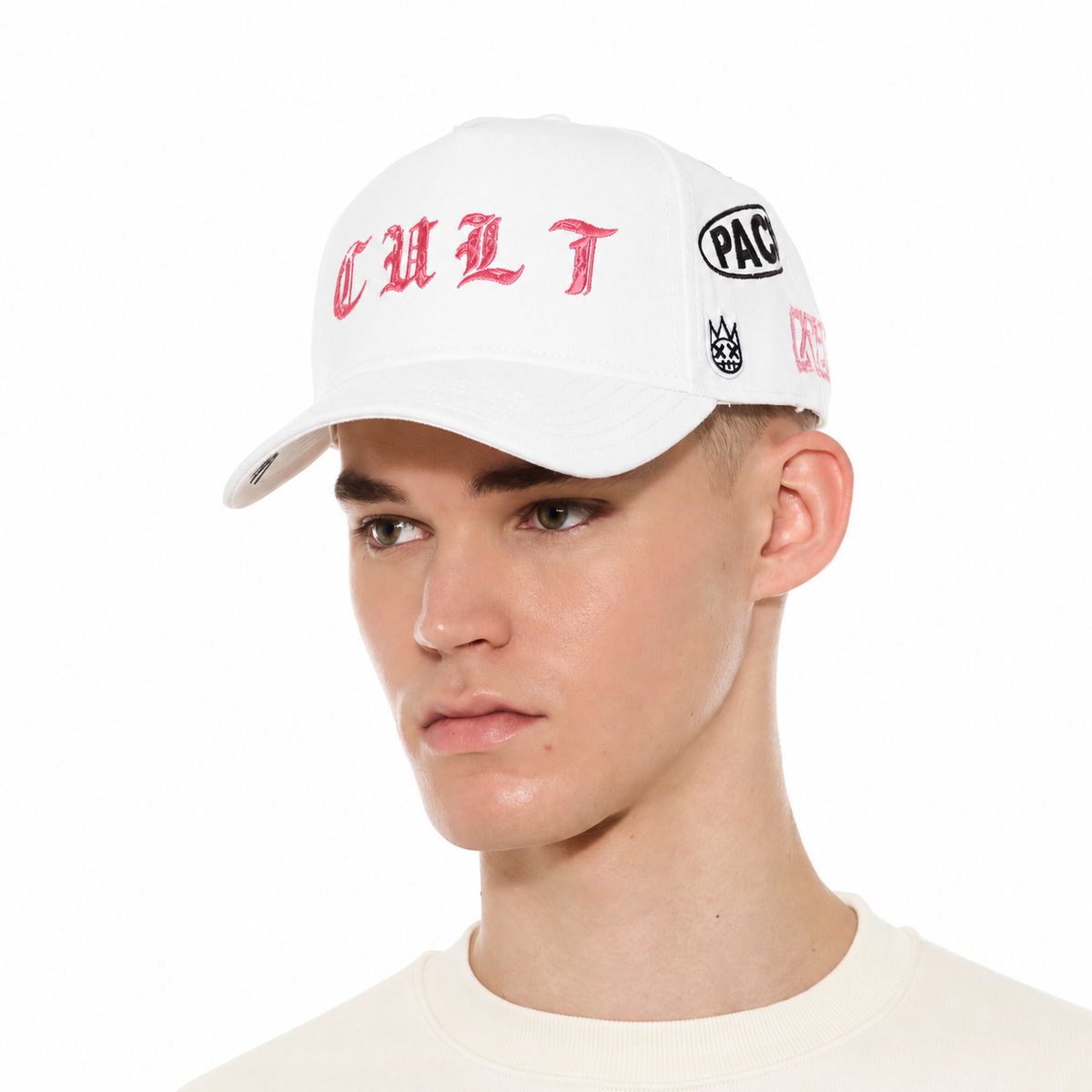 Men's Cult Of Individuality Cult Community Trucker Hat White 625bc-ch108a-wiwh