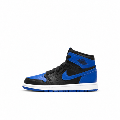 Little Kid's Air Jordan 1 Retro High OG Royal Black/Royal-White FD1412-005