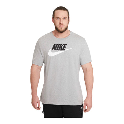 Men's Nike Sportswear Icon Futura T-Shirt Dark Grey Heather/Black/White AR5004-063