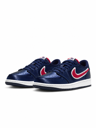 Men's Air Jordan 1 Retro Low OG Howard  College Navy/White/University Red IX8478-410