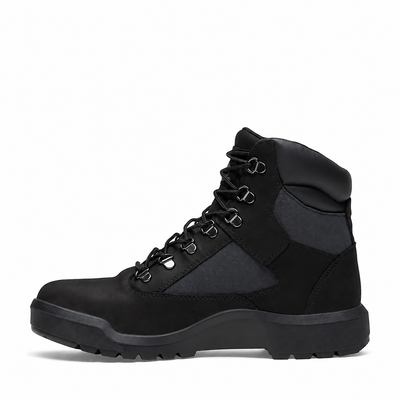 Men's Timverland Waterproof Mid Field Boot Black Nubuck tb0a5rvsw05