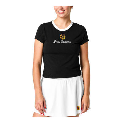 Women's Nike Sportswear Fall Club Chill Knit Top Black/White IH7802-010