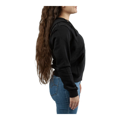 Women's Nike Sportswear Club Fleece Full Zip Black/White DQ5471-010