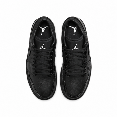 Women's Air Jordan 1 Low SE Patent Elephant Black HJ7743-010