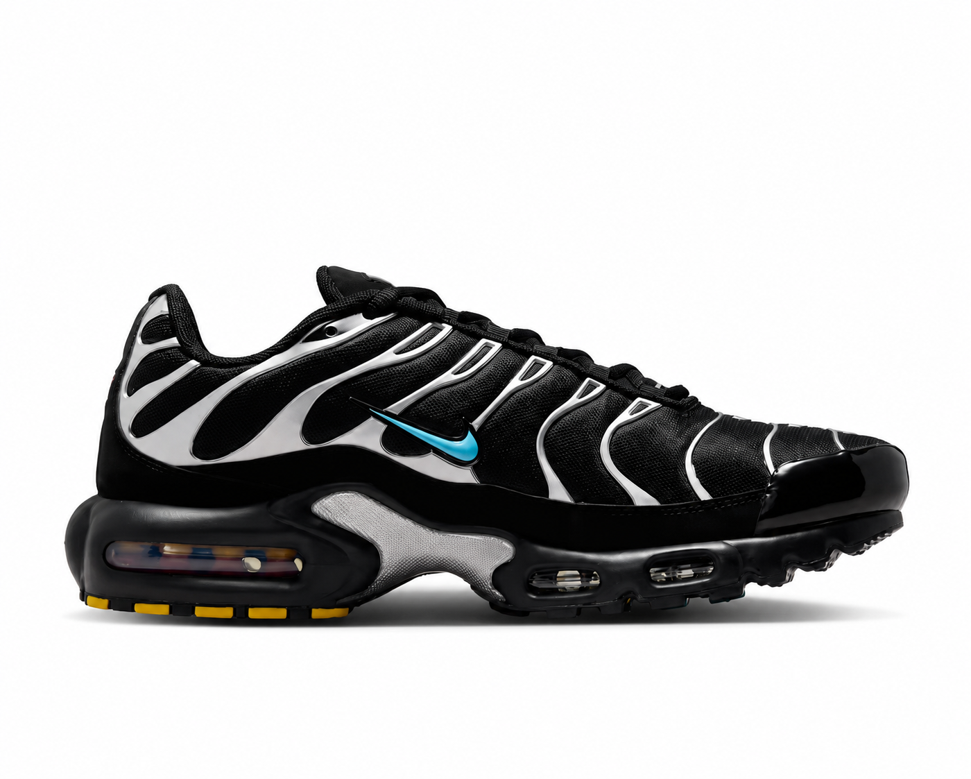 Men's Nike Air Max Plus Premium Black/Chrome/Gamma Blue IM9624-001