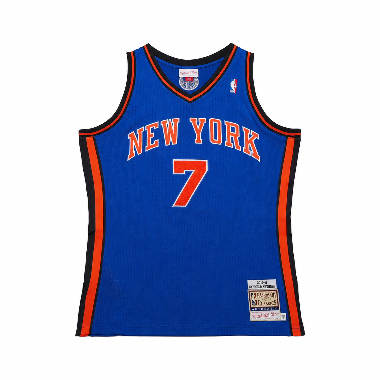 Mitchell & Ness Carmelo Anthony New York Knicks 2010-11 Blue Authentic Jersey jy9842-nykroya