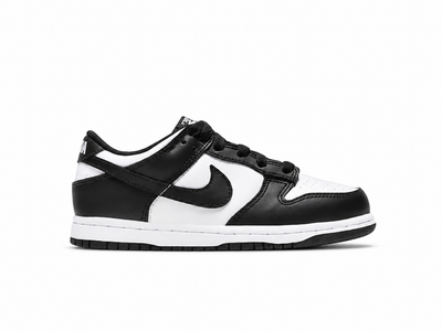 Little Kid's Nike Dunk Low Panda White/White/Black CW1588-100
