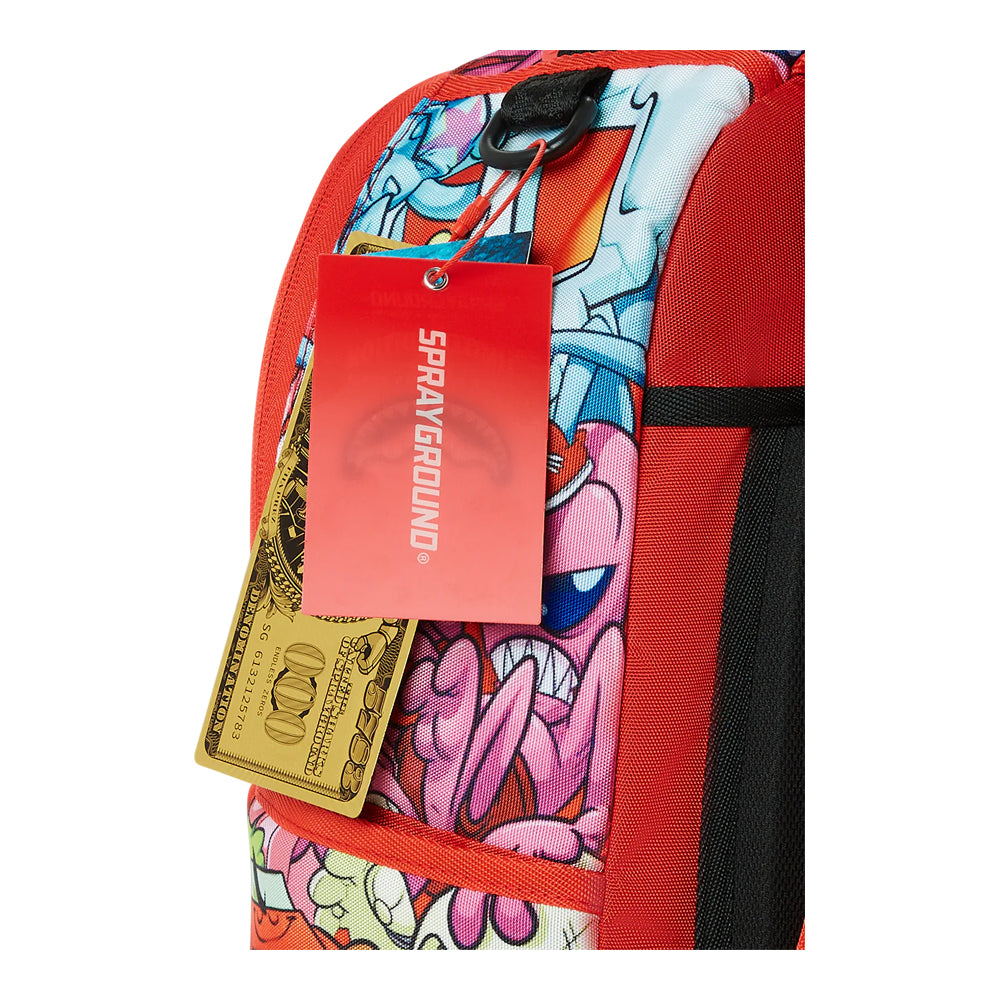 Sprayground Characters Going Ham Smashed DLXSR Backpack