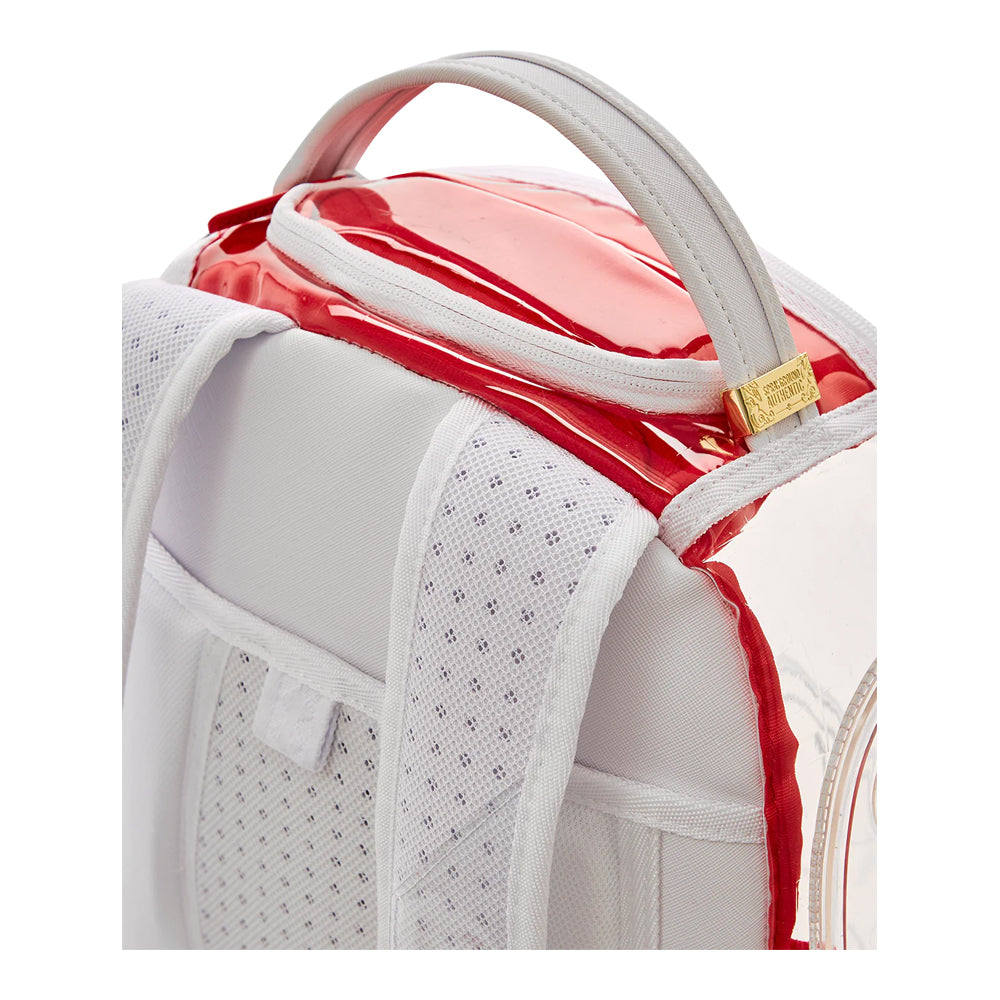 Sprayground Clear Embossed Sharks In Paris DLXSV Backpack City Jeans