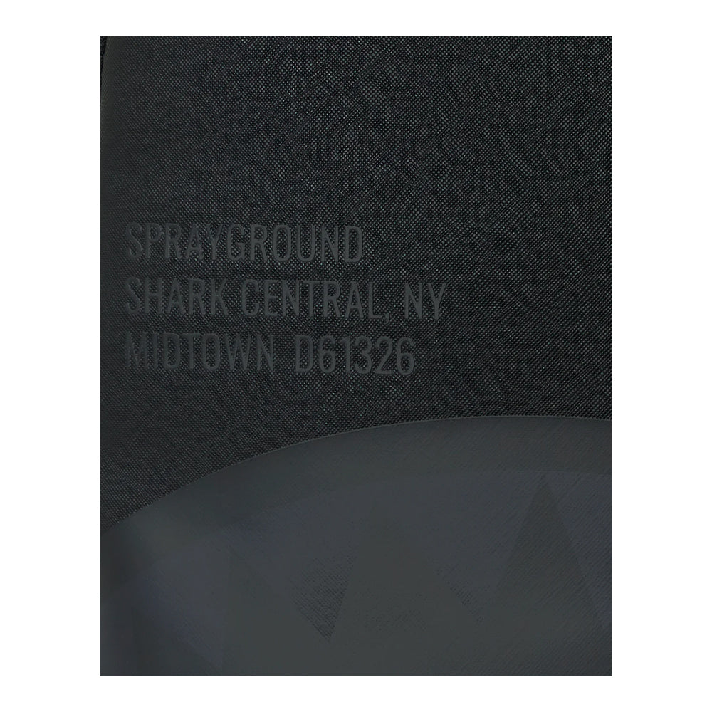 Sprayground Shark Central 2 0 Black On Black DLXSV Backpack