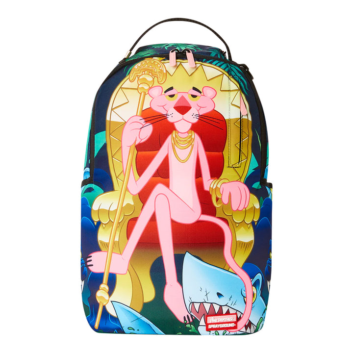 Sprayground Pink Panther Sitting In Chair Backpack