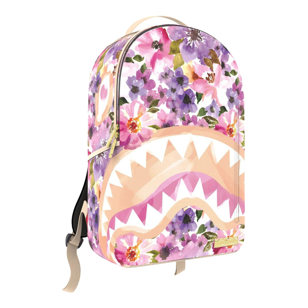 Sprayground Painted Floral Shark DLXSV Backpack