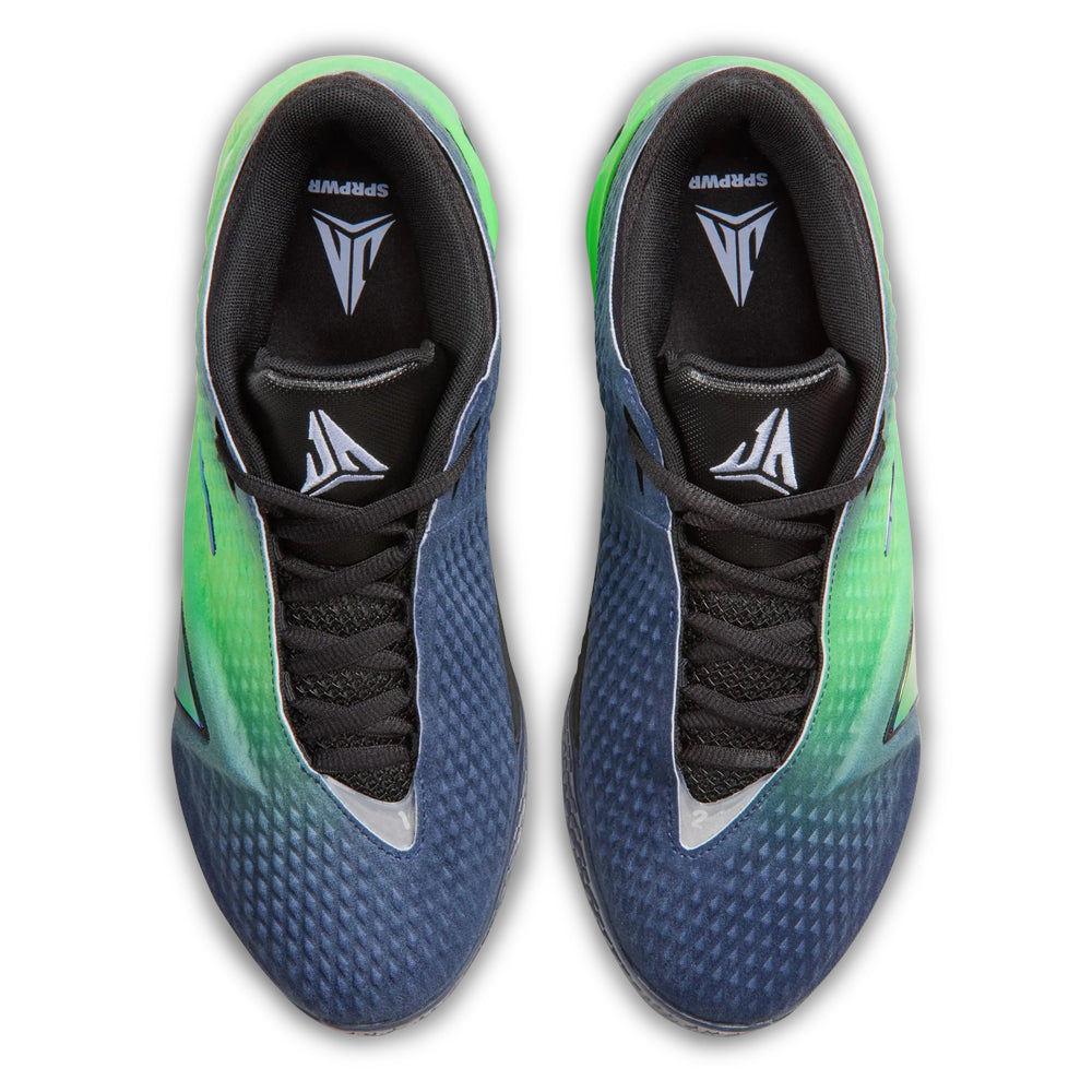 Men's Nike Ja 4 Nightmare Obsidian/Black/Voltage Green/Metallic Silver IM4135-405