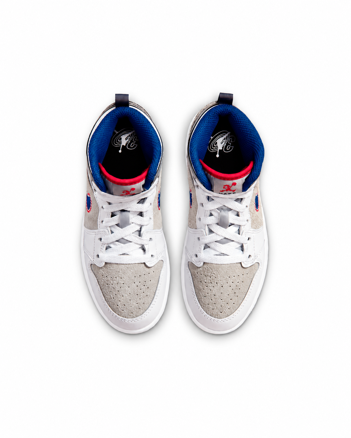 Little Kid's Jordan 1 Mid SE Hare Light Smoke Grey/University Red/Cool Grey/Varsity Royal IZ4721-001