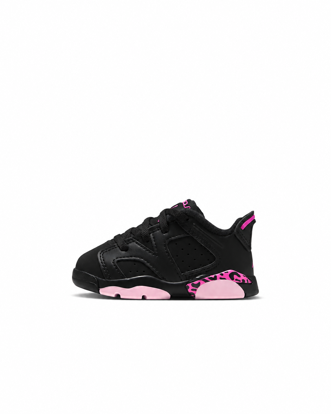 Toddler Air Jordan 6 Retro Low Black/Pink Foam/Laser Fuchsia IQ5607-001