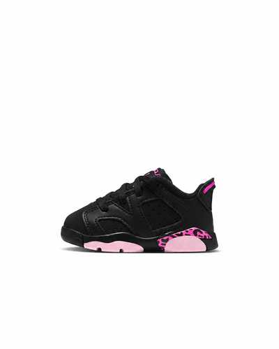 Toddler Air Jordan 6 Retro Low Black/Pink Foam/Laser Fuchsia IQ5607-001