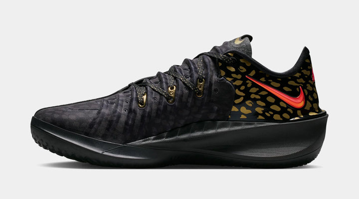 MENS NIKE GT CUT 4 VICTOR WEMBANYAMA BLACK/ BRIGHT CRIMSON/METALLIC GOLD IU1960-001 2