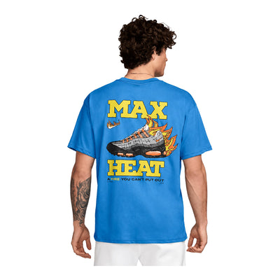 Men's Nike Sportswear Max90 T-Shirt Light Photo Blue HQ9256-406