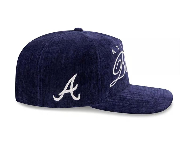 New Era Atlanta Braves Team Script 19Twenty Snapback Hat 2