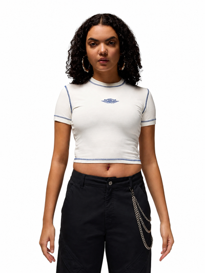 Women's Jordan Rare Air Slime Graphic T-Shirt Beige IB2920-133