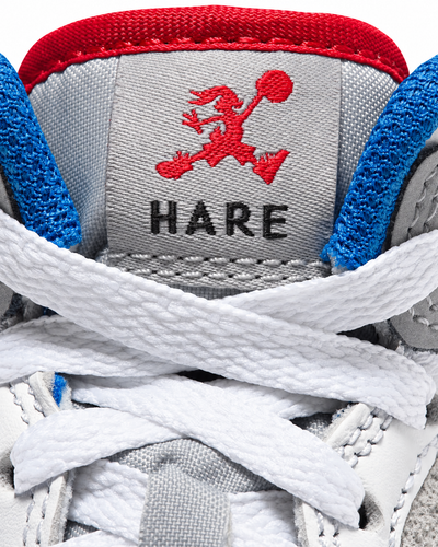 Little Kid's Jordan 1 Mid SE Hare Light Smoke Grey/University Red/Cool Grey/Varsity Royal IZ4721-001