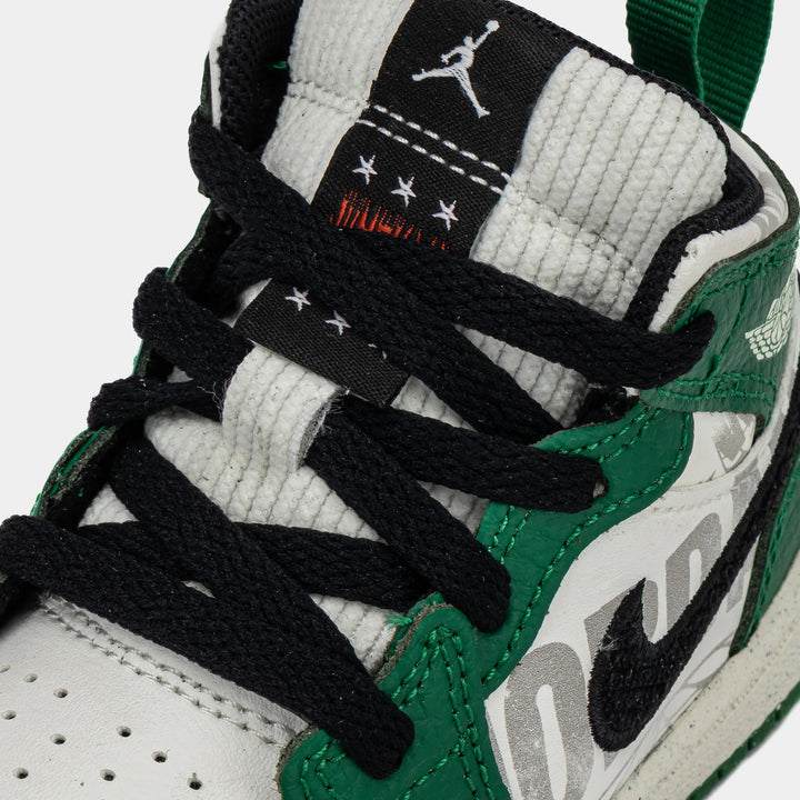 Toddler Jordan 1 Mid SE "Overbranded"