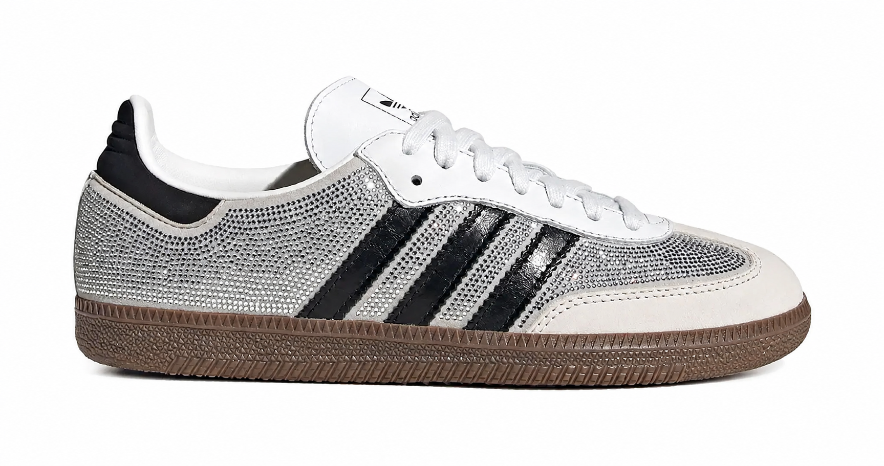 Women's Adidas Samba OG Crystal White / Core White / Silver Metallic IH9055