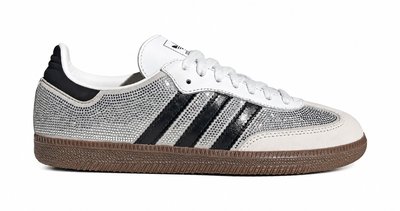 Women's Adidas Samba OG Crystal White / Core White / Silver Metallic IH9055