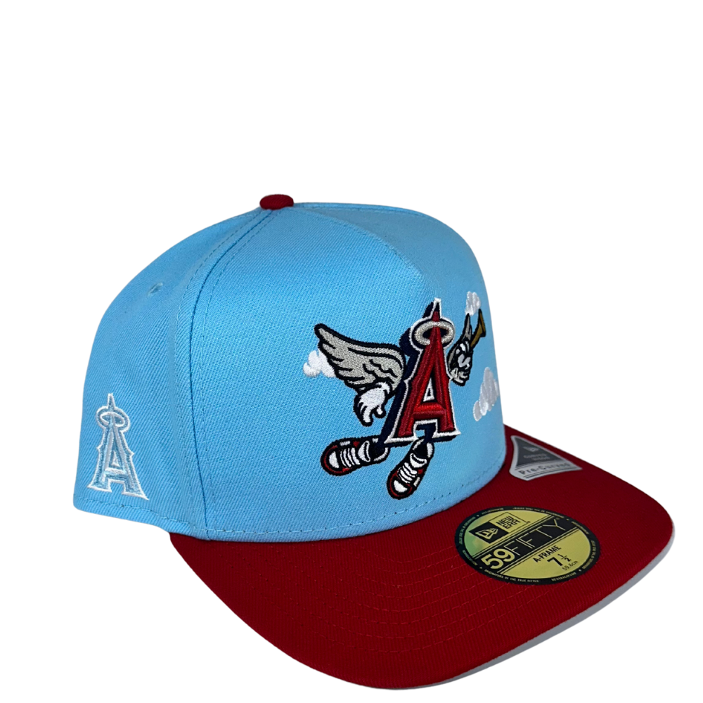 New Era LA Angels Cartoon 59FIFTY A-Frame Fitted Cap 1