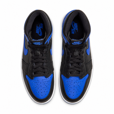 Men's Air Jordan 1 High OG Royal Black/Game Royal/White IQ5495-005